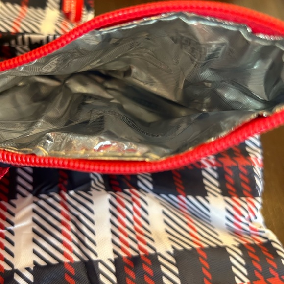 California Innovations Plaid Insulated Tote Bag packable New in Box - Picture 7 of 8